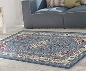 Tappeto Arredo Cotone Leggero Antiscivolo Motivo Persiano 3 Colori 11 Misure 00P