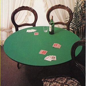 Copritavolo Mollettone Salvatavolo Verde Da Gioco Poker Elastico Perimetrale