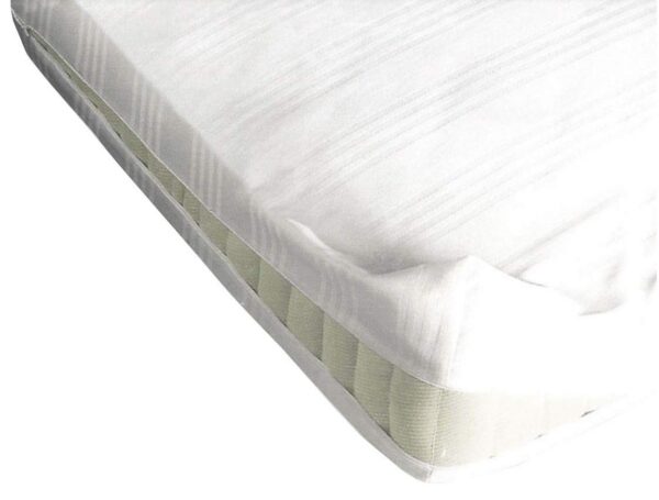 Coprimaterasso Salvamaterasso Sacco con Cerniere 100% Cotone Sanitario o federe