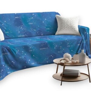 Copritutto Arredatutto Maxi Telo Arredo Copridivano 100% Cotone Zodiaco Letto Divano