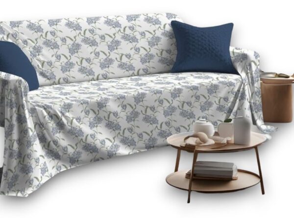 Copritutto Arredatutto Maxi Telo Arredo Copridivano 100% Cotone Magnolia Letto Divano