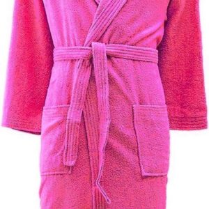 Accappatoio Uomo e Donna in Spugna con Cappuccio 100% Cotone Morbido, Resistente, Lavabile in Lavatrice, Stirabile,