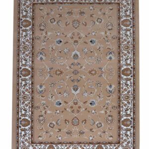 Tappeto Classico Persiano Mano Lana Royal King 079ch Ingresso Soggiorno Camera Ufficio Corsia Passatoia (Beige, Parure