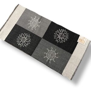 Tappeto Stuoia Cucina Multiuso 100% Cotone Indiano Ricamo 6 Misure 6 Colori CH