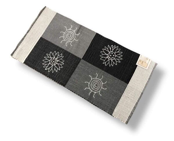 Tappeto Stuoia Cucina Multiuso 100% Cotone Indiano Ricamo 6 Misure 6 Colori CH
