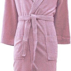 Accappatoio Uomo e Donna in Spugna con Cappuccio 100% Cotone Morbido, Resistente, Lavabile in Lavatrice, Stirabile,