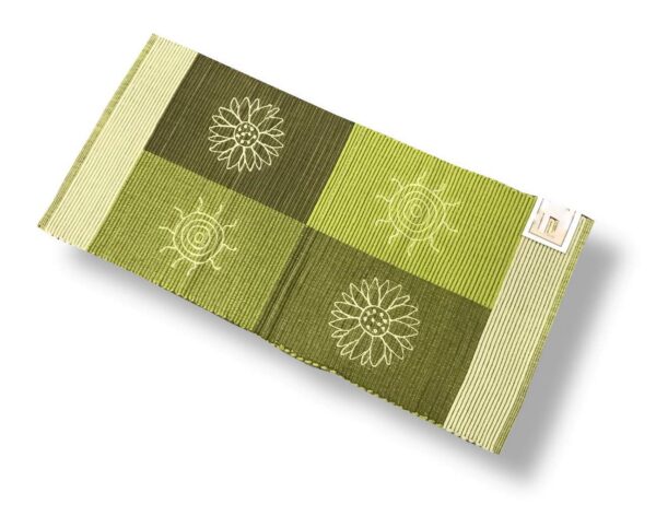 Tappeto Stuoia Cucina Multiuso 100% Cotone Indiano Ricamo 6 Misure Colori Assortiti CH