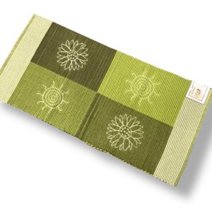 Tappeto Stuoia Cucina Multiuso 100% Cotone Indiano Ricamo 6 Misure Colori Assortiti CH
