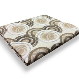 Copritutto Arredatutto Telo arredo Copridivano Copriletto Multiuso Letto Divano Fantasia (Circle Beige 57,