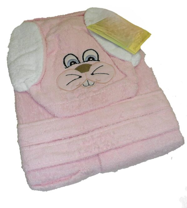 Accappatoio Bimbo Bimba Spugna 100% Cotone Papera Rana Coniglio