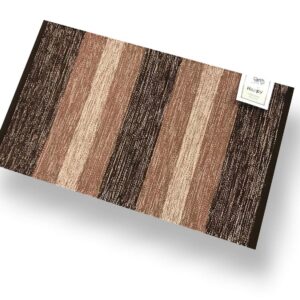 Tappeto Stuoia Cucina Multiuso 100% Cotone Indiano Sfumato 6 Misure 6 Colori CH