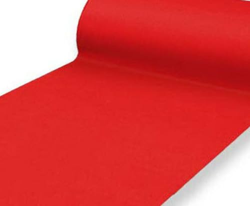 Tappeto Corsia Passatoia Cerimonie Eventi Natale in Feltro Rosso Made in Italy